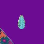Bague plume en turquoise d’Arizona et argent PLUME #1 - Tribu Turquoise