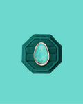 Bague NEW MEXICO#2 en argent et turquoise tribu turquoise