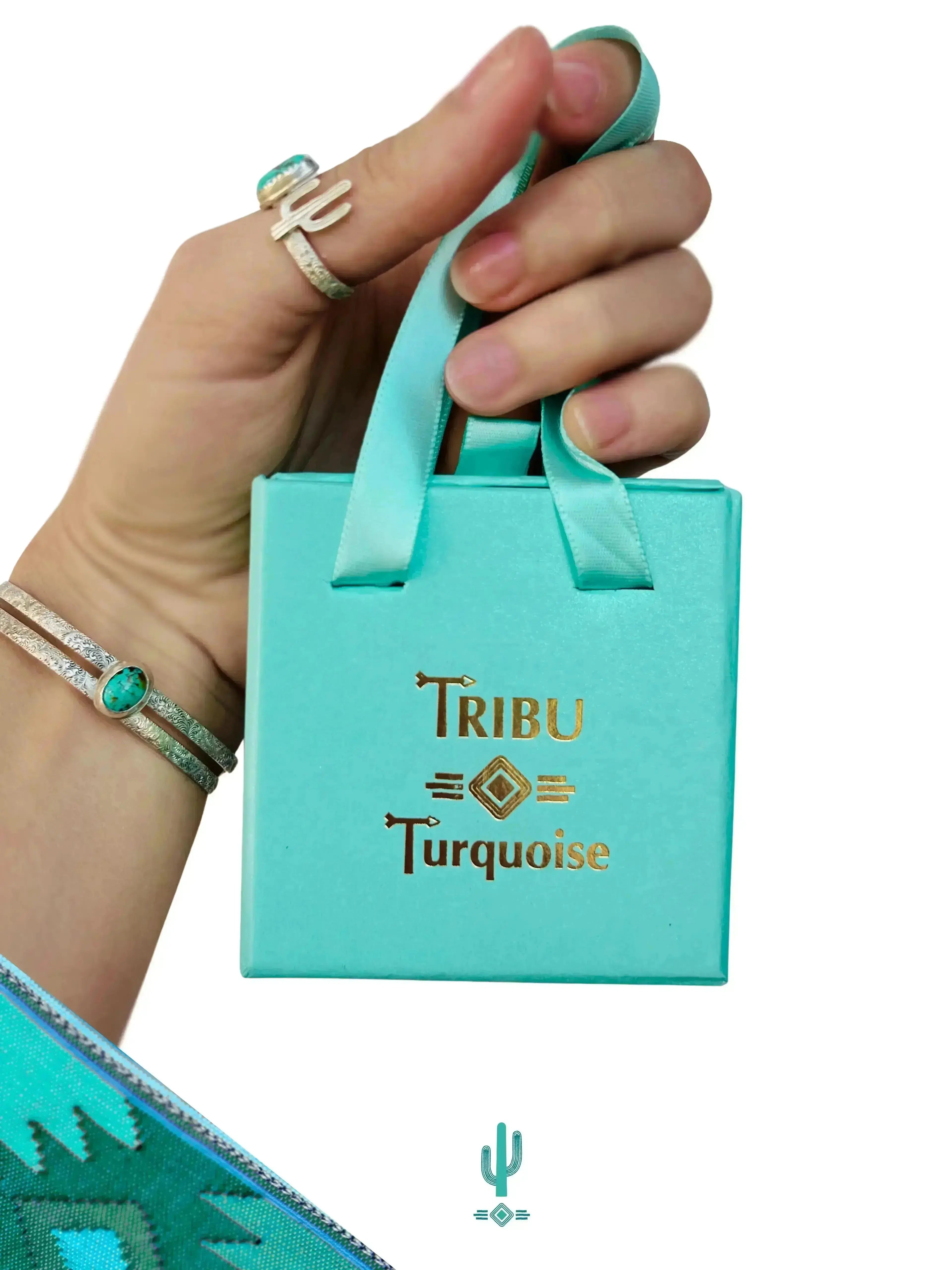 Collier en turquoise et argent Tribu Turquoise