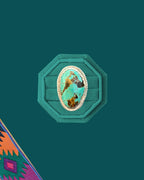 Bague NEW MEXICO#1 en argent et turquoise tribu turquoise